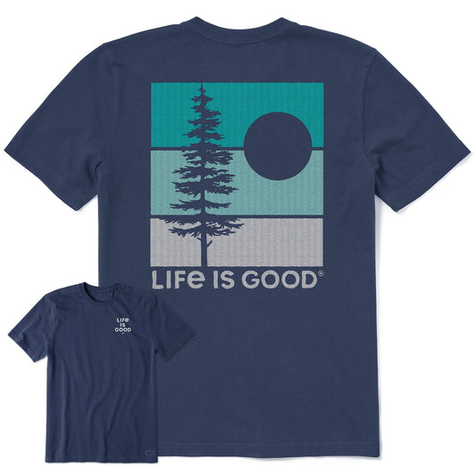 Men's Lone Pine Sunset Short Sleeve Crusher Tee