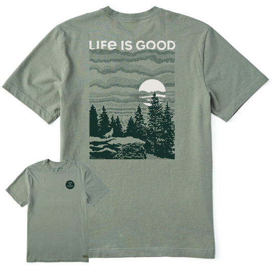 Men's Solace of the Wolf Short Sleeve Crusher Tee