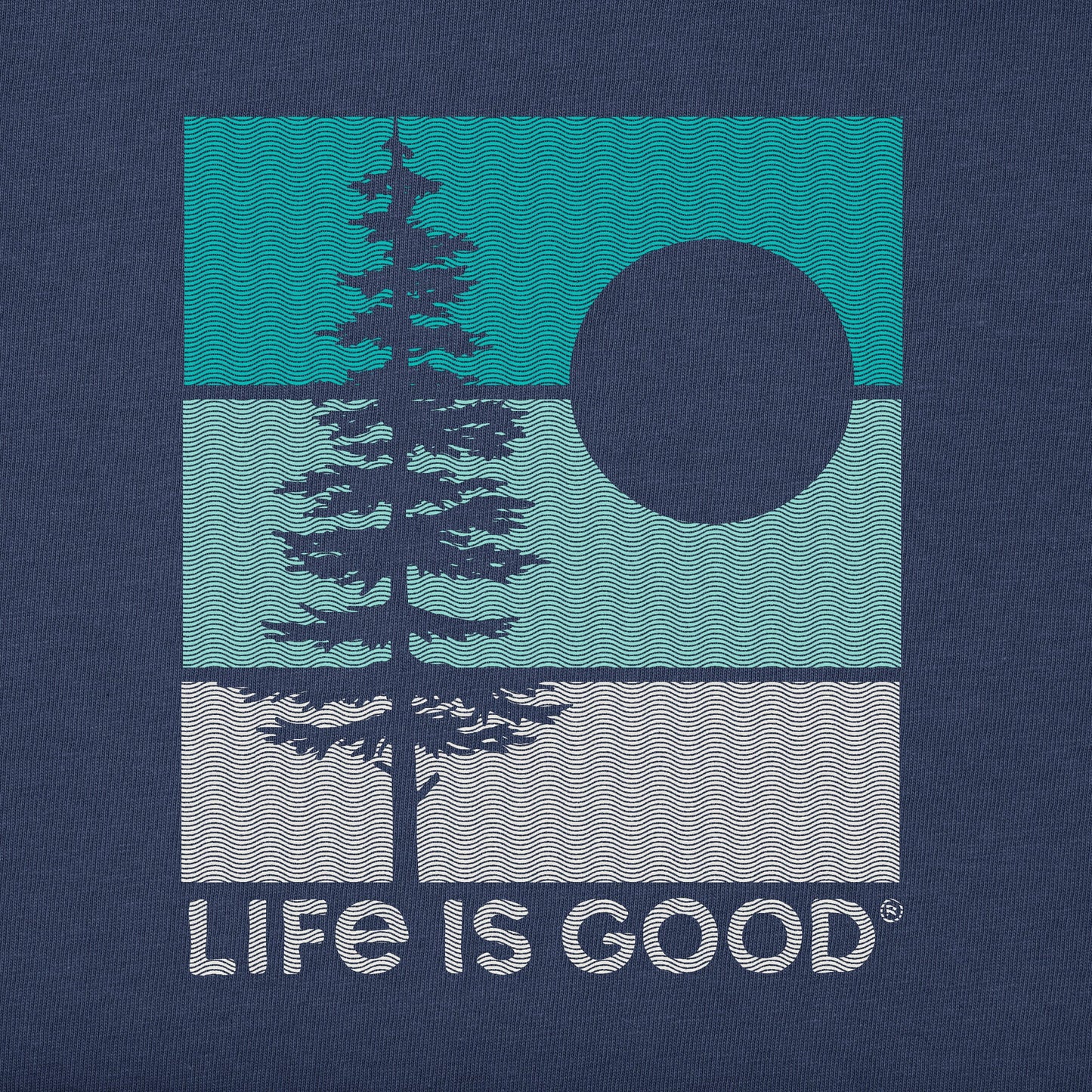 Men's Lone Pine Sunset Long Sleeve Crusher Tee