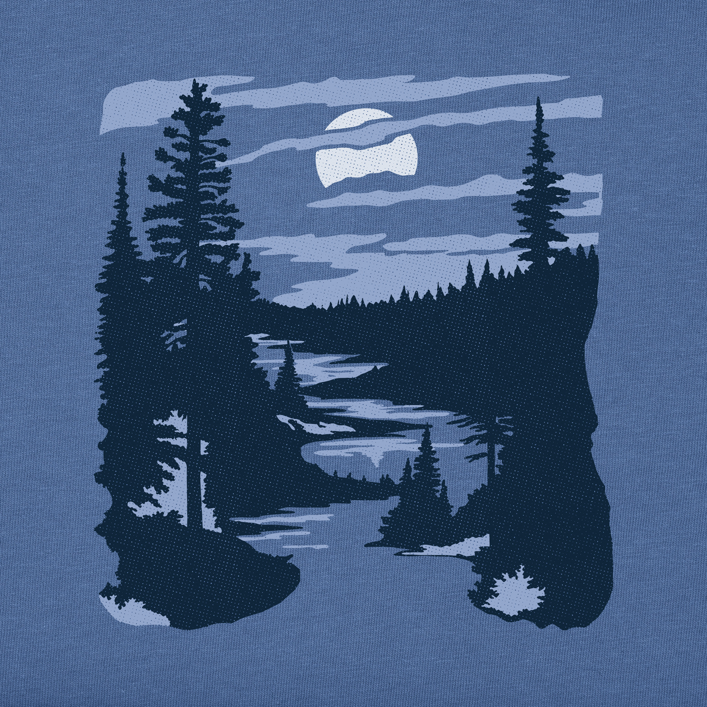 Men's A River Runs Through It Long Sleeve Crusher Tee