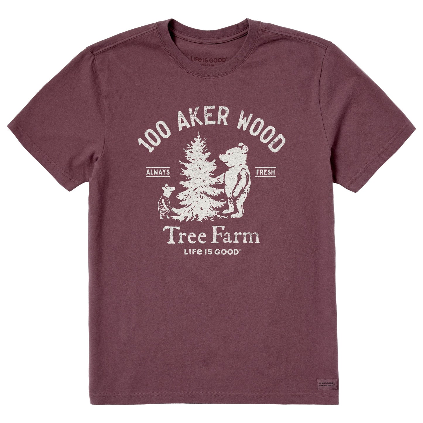 Men's Winnie 100 Aker Tree Farm Short Sleeve Crusher Tee