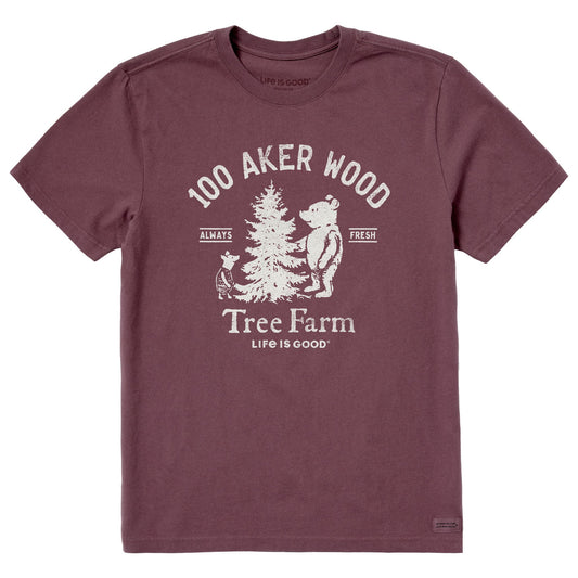 Men's Winnie 100 Aker Tree Farm Short Sleeve Crusher Tee