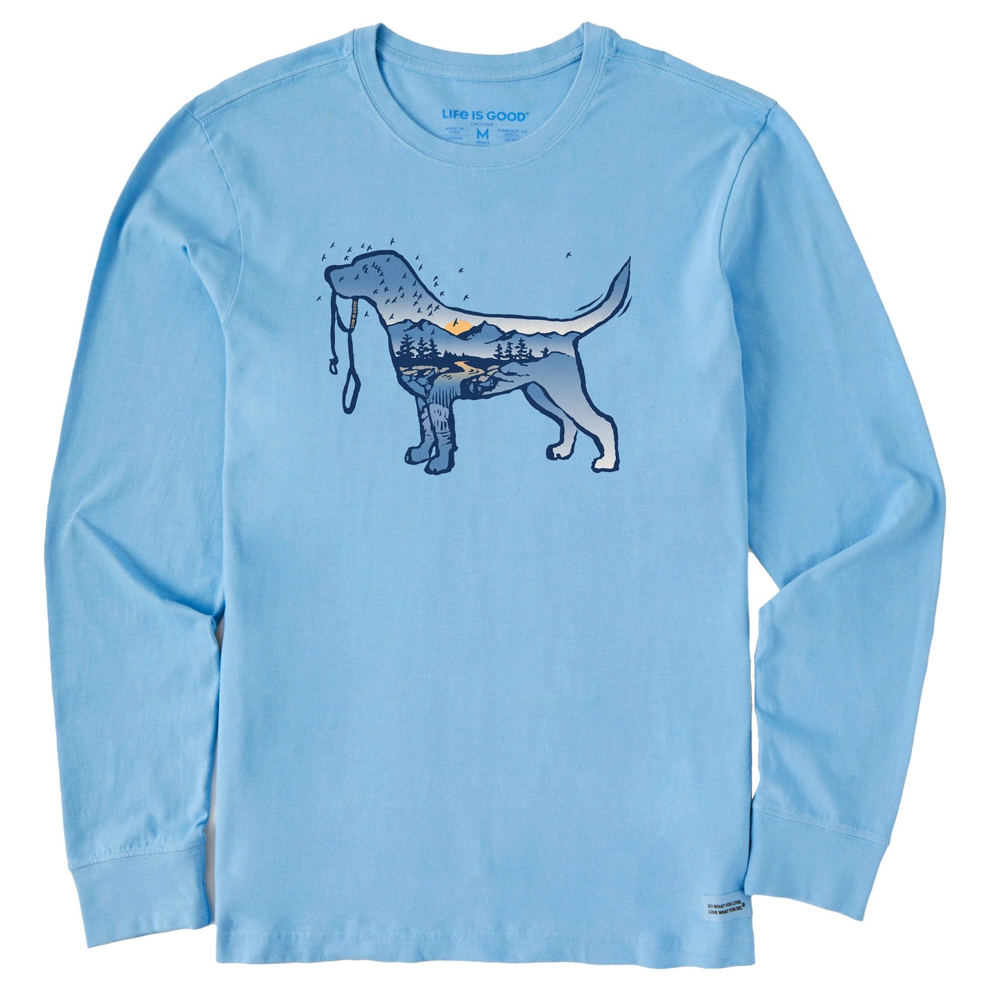 Men's Macro Micro Dogscape Long Sleeve Tee