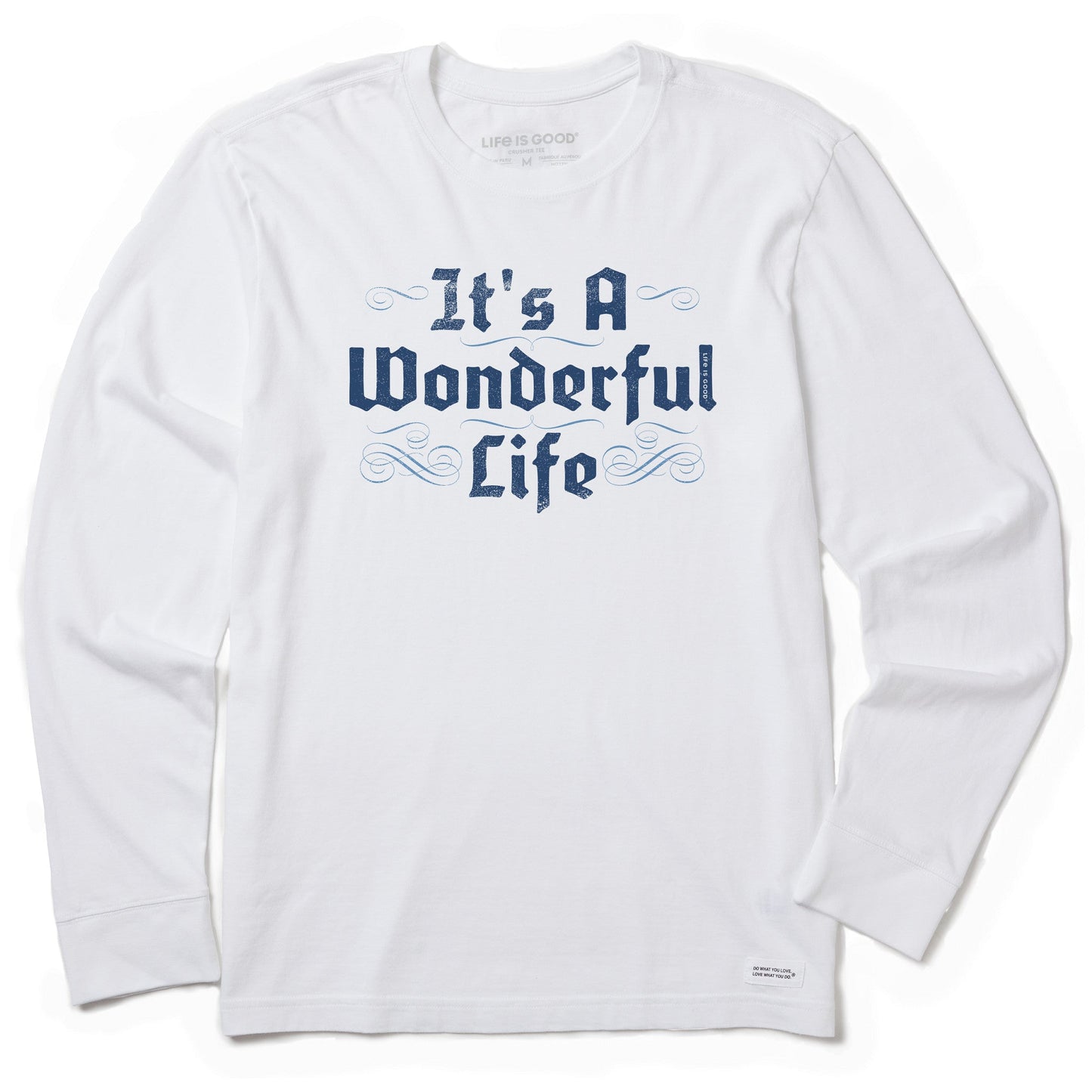 Men's Its A Wonderful Life Long Sleeve Crusher Tee