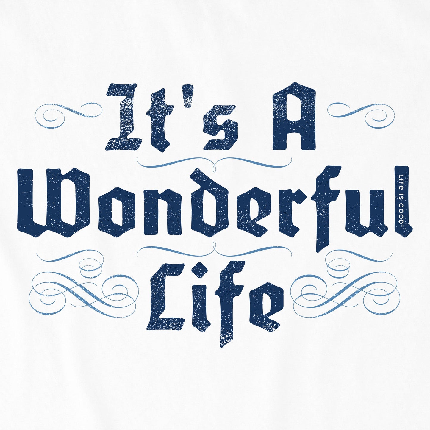 Men's Its A Wonderful Life Long Sleeve Crusher Tee