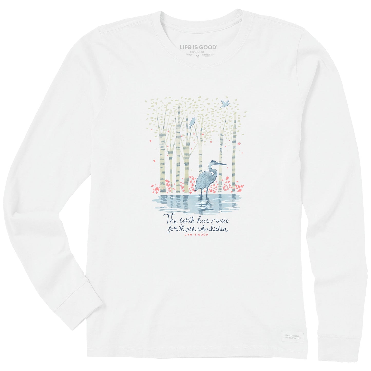 Women's Earth Has Music Heron Long Sleeve Tee