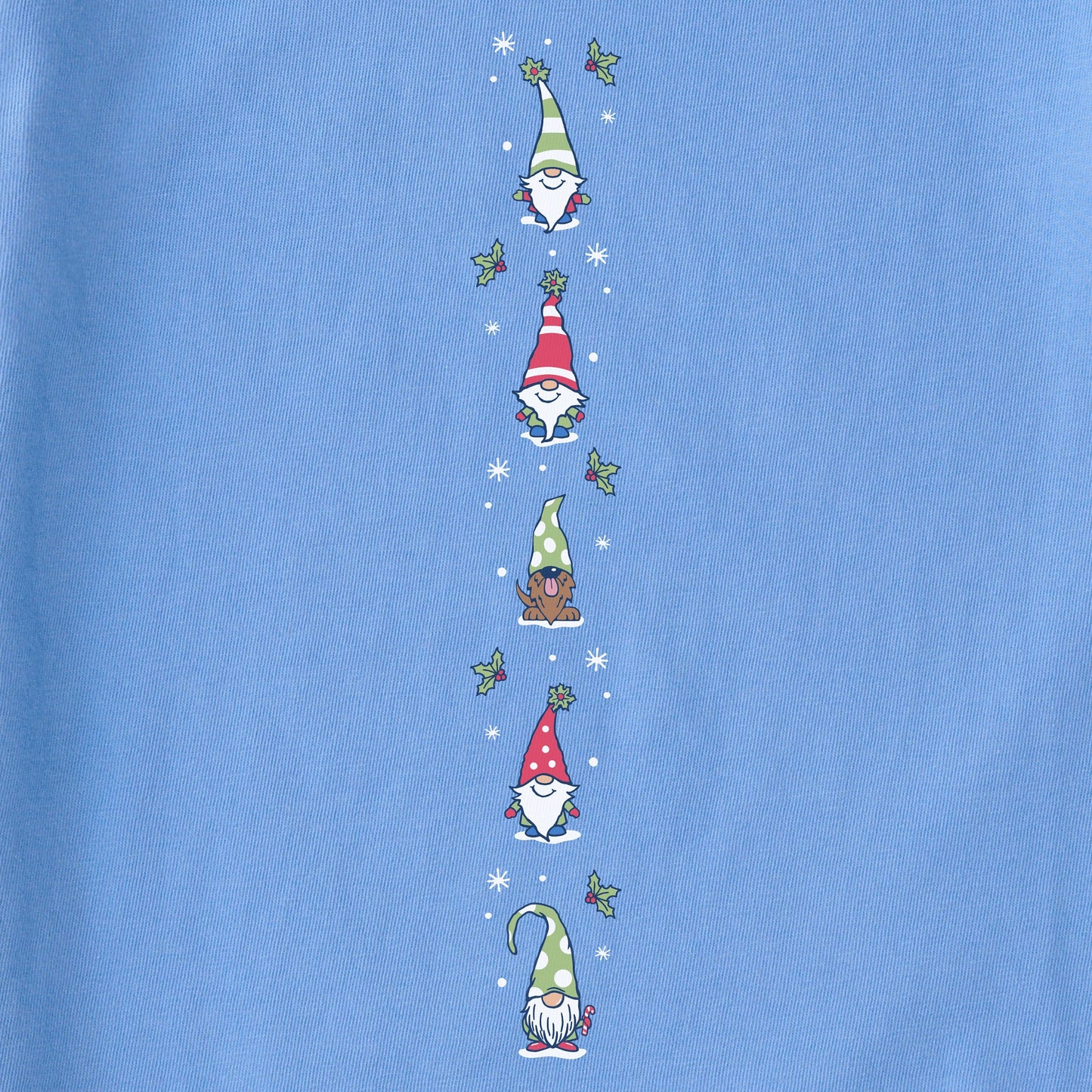 Women's Winter Gnomies Long Sleeve Crusher Vee