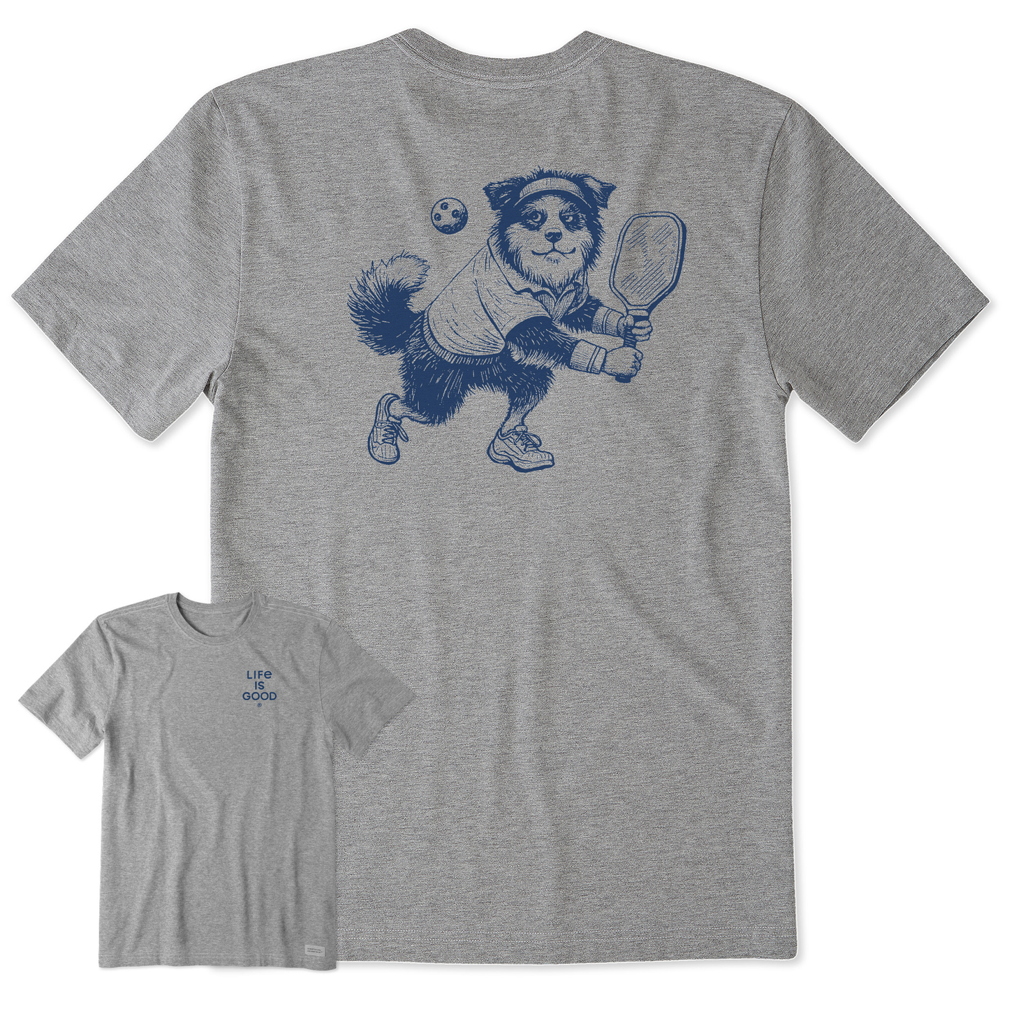 Men's Bert's Aussie w Pickleball Short Sleeve Crusher Tee