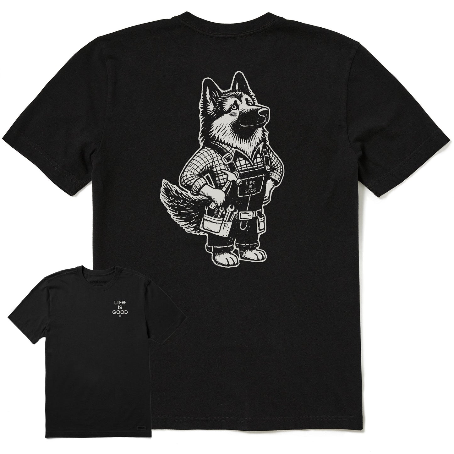 Men's Bert's Shepherd with Tool Belt Short Sleeve Crusher Tee