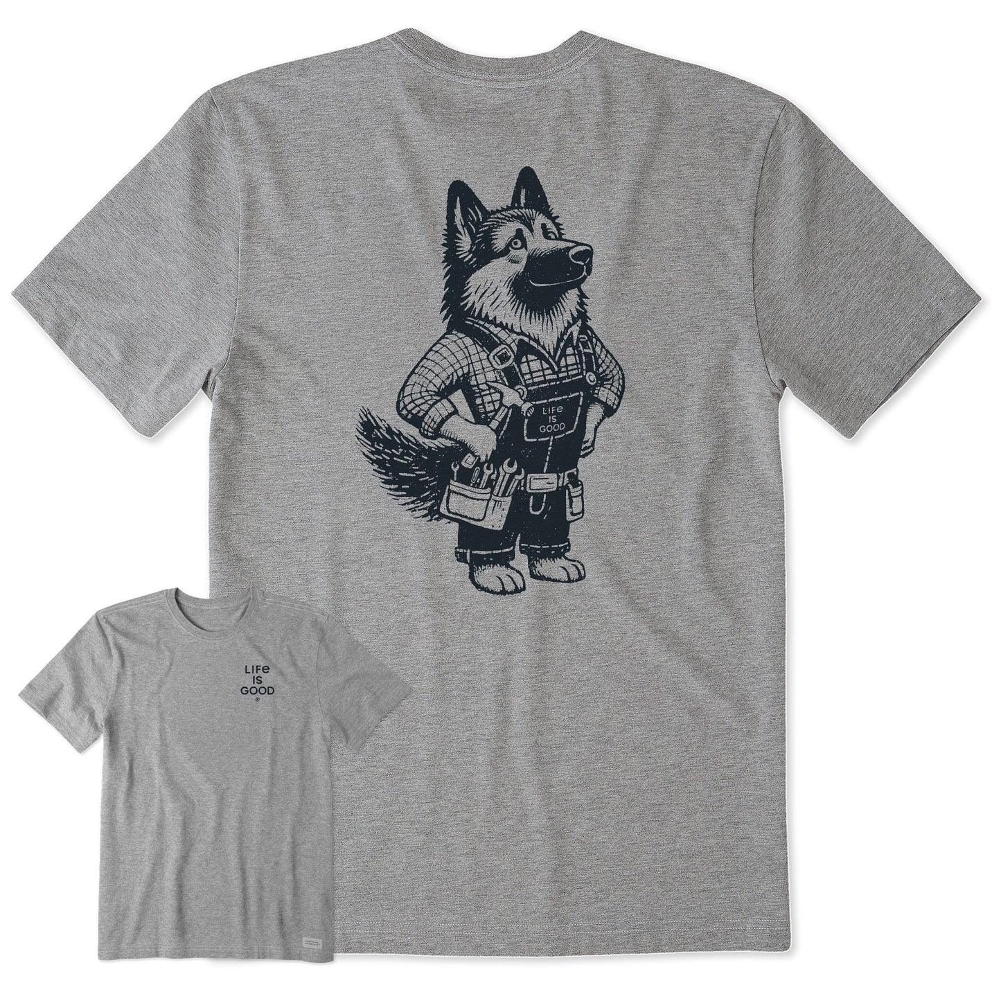 Men's Bert's Shepherd with Tool Belt Short Sleeve Crusher Tee