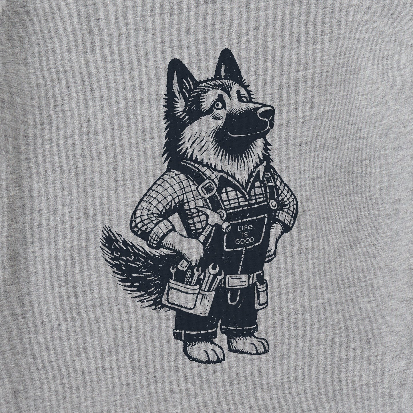 Men's Bert's Shepherd with Tool Belt Short Sleeve Crusher Tee