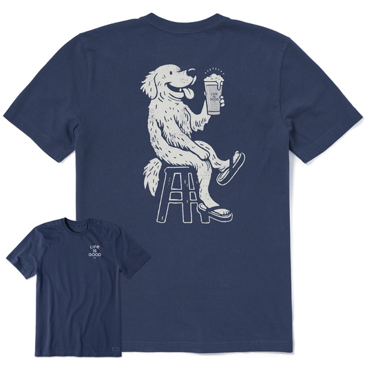 Men's Bert's Golden with Pilsner Short Sleeve Crusher Tee