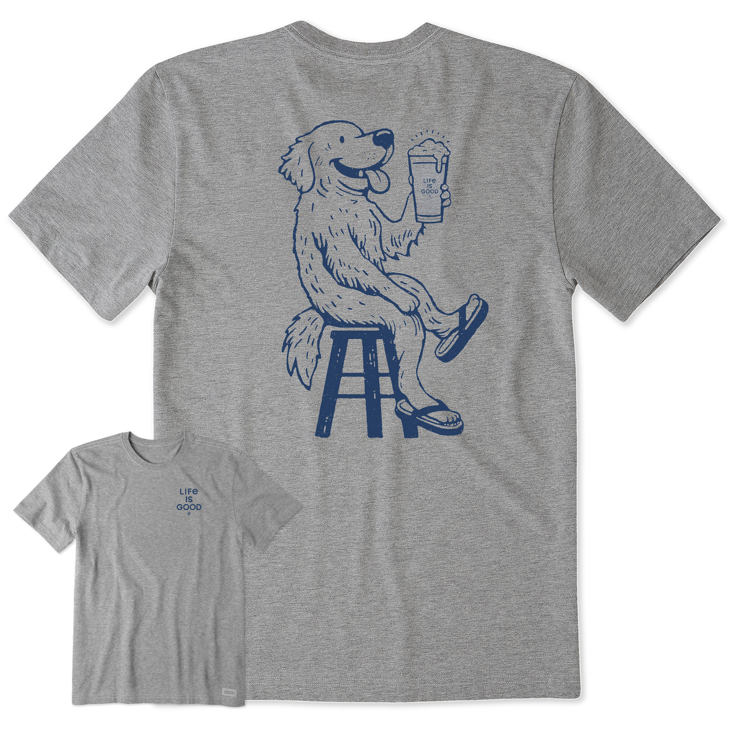 Men's Bert's Golden with Pilsner Short Sleeve Crusher Tee