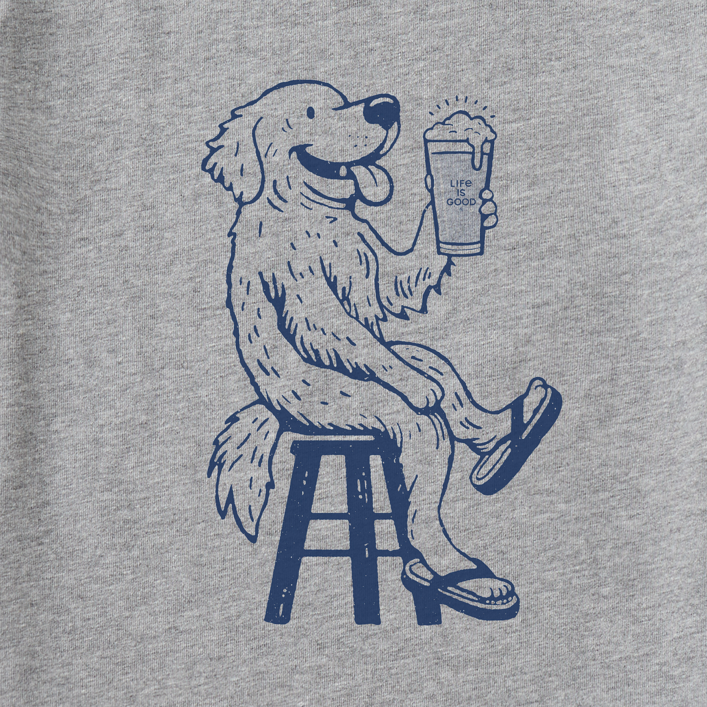 Men's Bert's Golden with Pilsner Short Sleeve Crusher Tee
