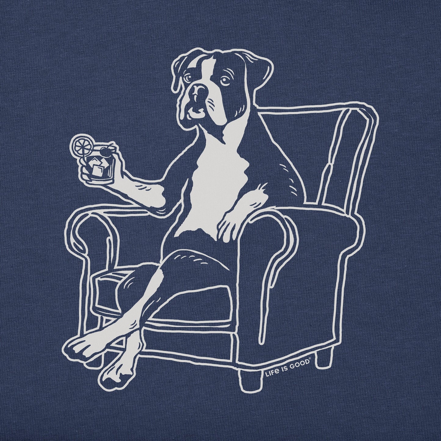 Men's Bert's Boxer w Old Fashioned Short Sleeve Crusher Tee