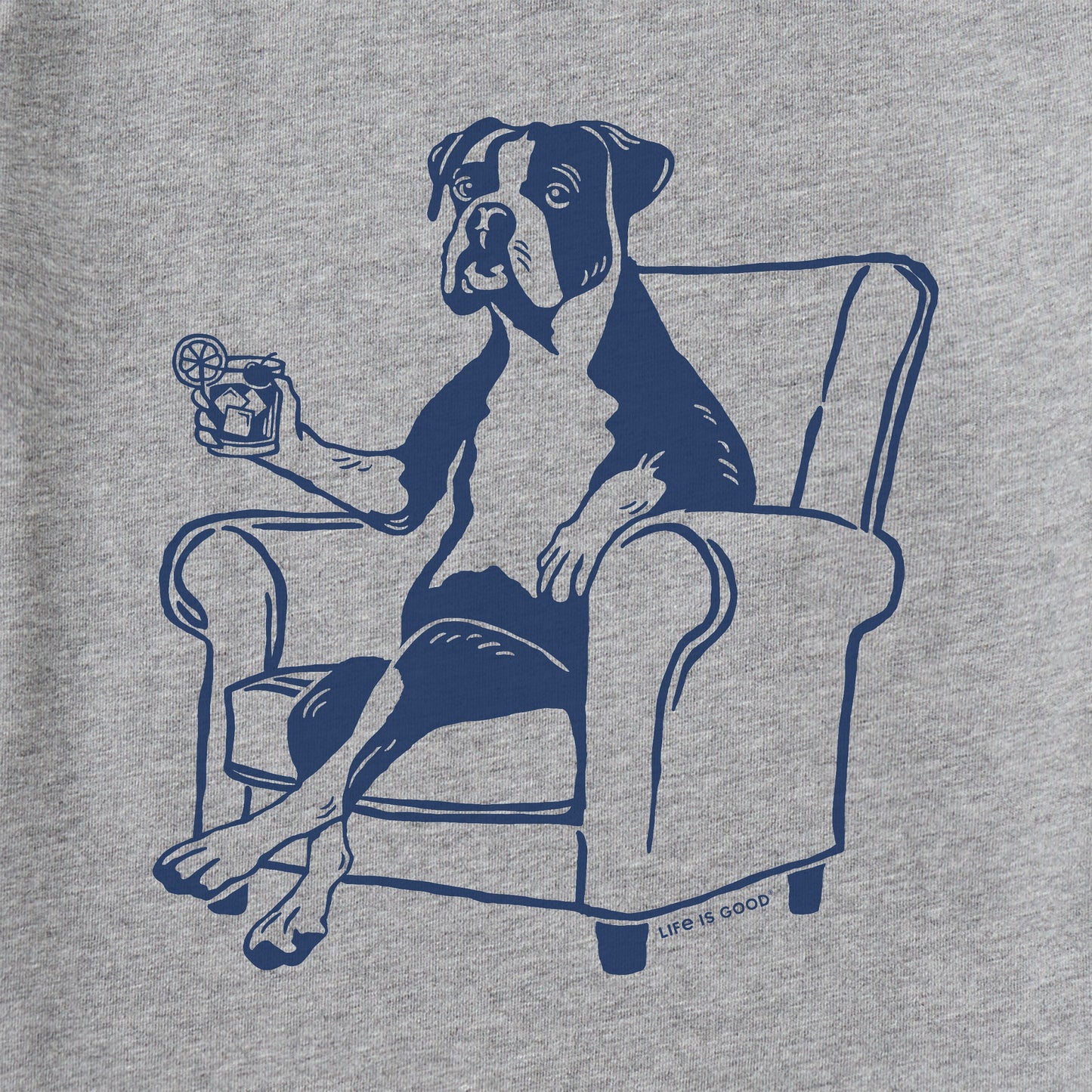 Men's Bert's Boxer w Old Fashioned Short Sleeve Crusher Tee