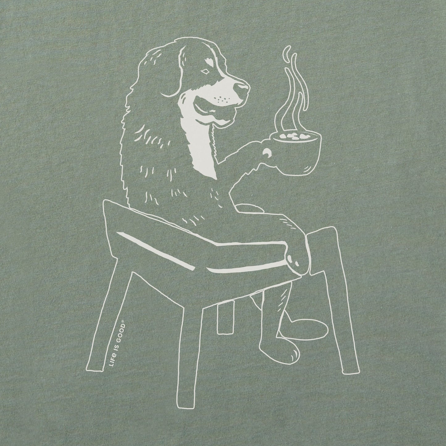 Men's Bert's Berner with Hot Chocolate Short Sleeve Crusher Tee