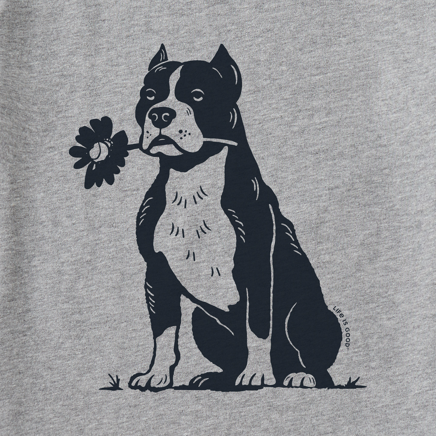 Men's Bert's Pit with Flower Short Sleeve Crusher Tee