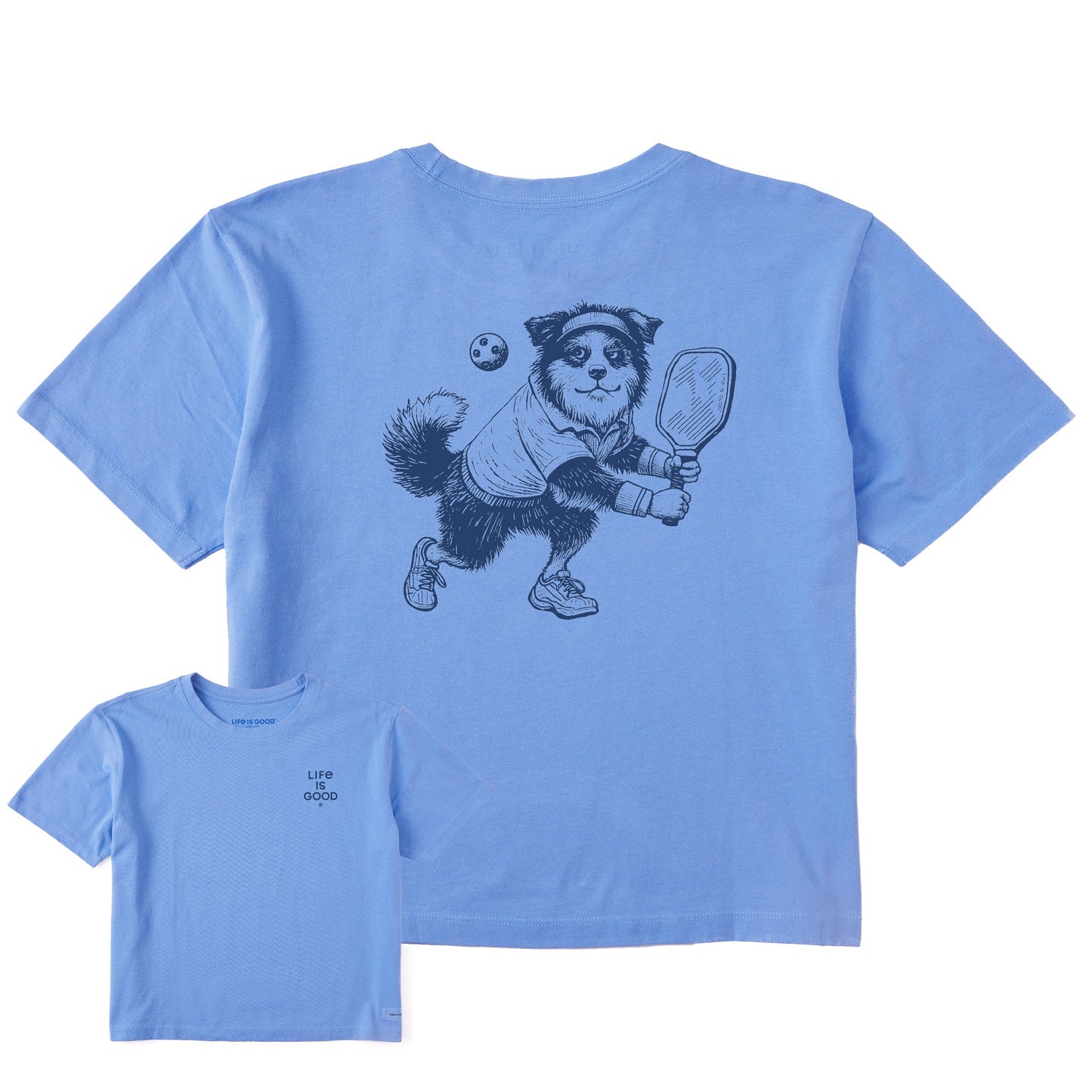 Women's Bert's Aussie w Pickleball Short Sleeve Crusher Boxy Tee