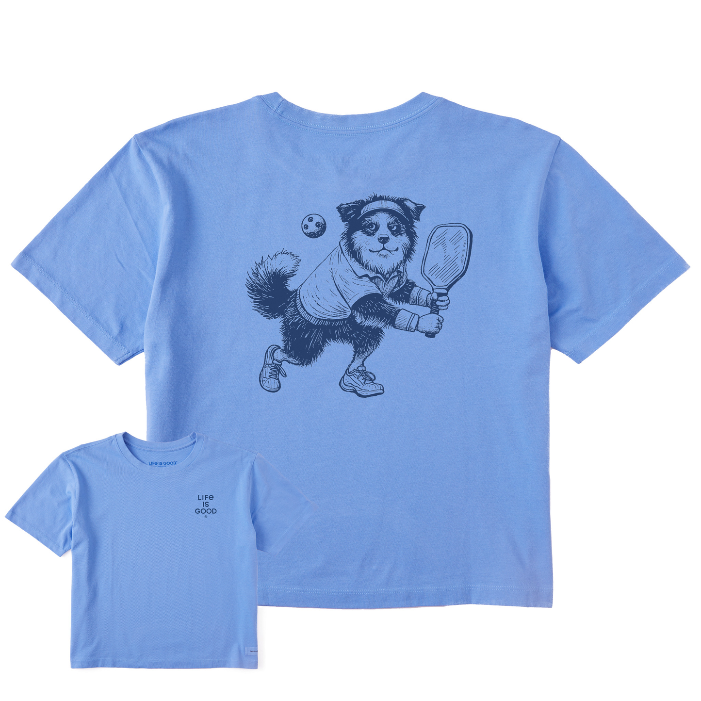Women's Bert's Aussie w Pickleball Short Sleeve Crusher Boxy Tee