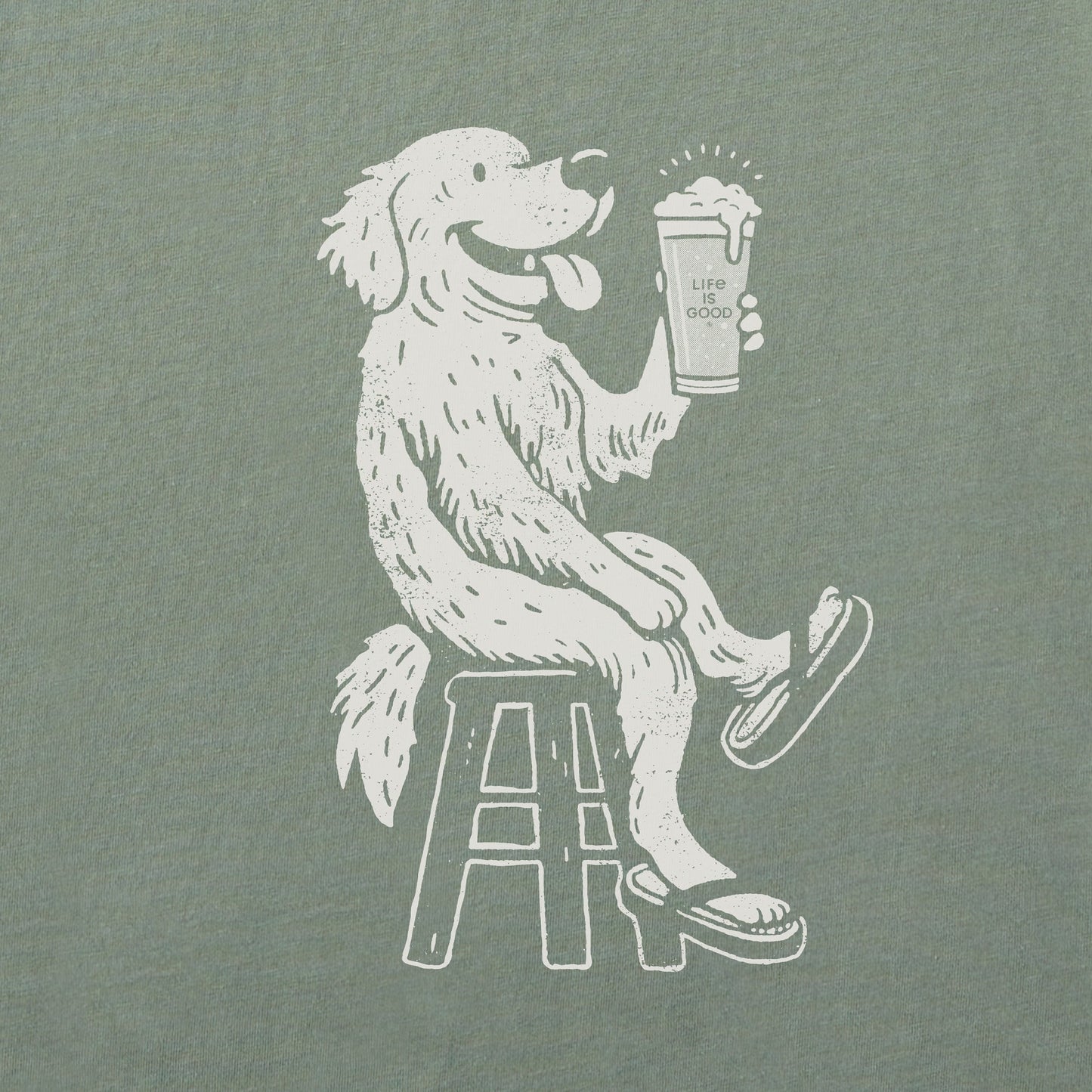 Women's Bert's Golden with Pilsner Short Sleeve Crusher Boxy Tee