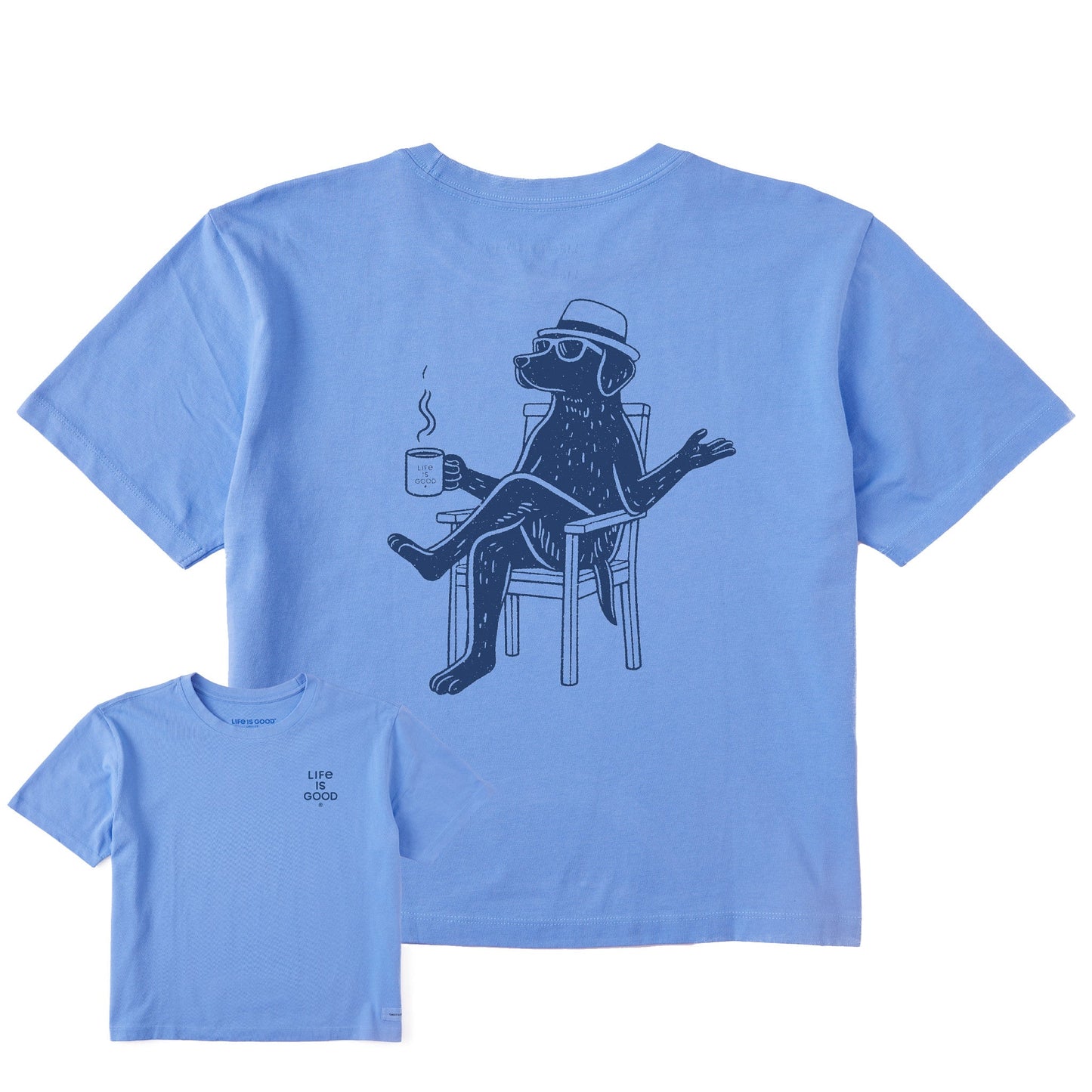 Women's Bert's Lab with Coffee Short Sleeve Crusher Boxy Tee