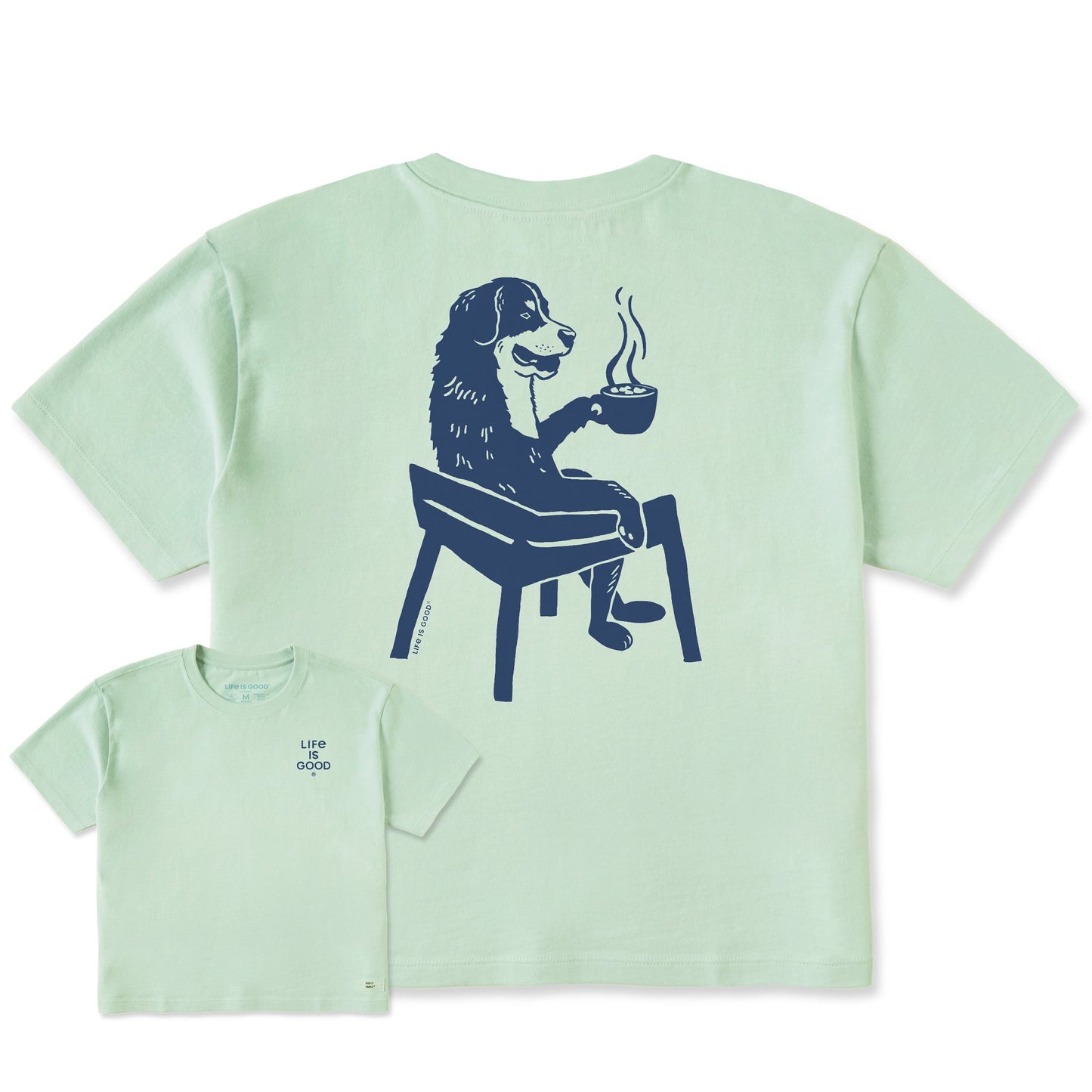 Women's Bert's Berner with Hot Chocolate Short Sleeve Crusher Boxy Tee