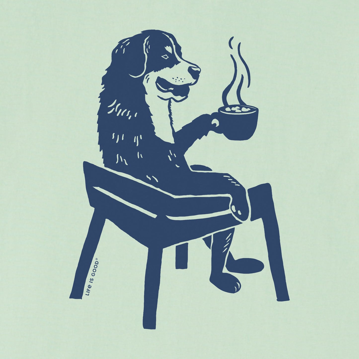 Women's Bert's Berner with Hot Chocolate Short Sleeve Crusher Boxy Tee