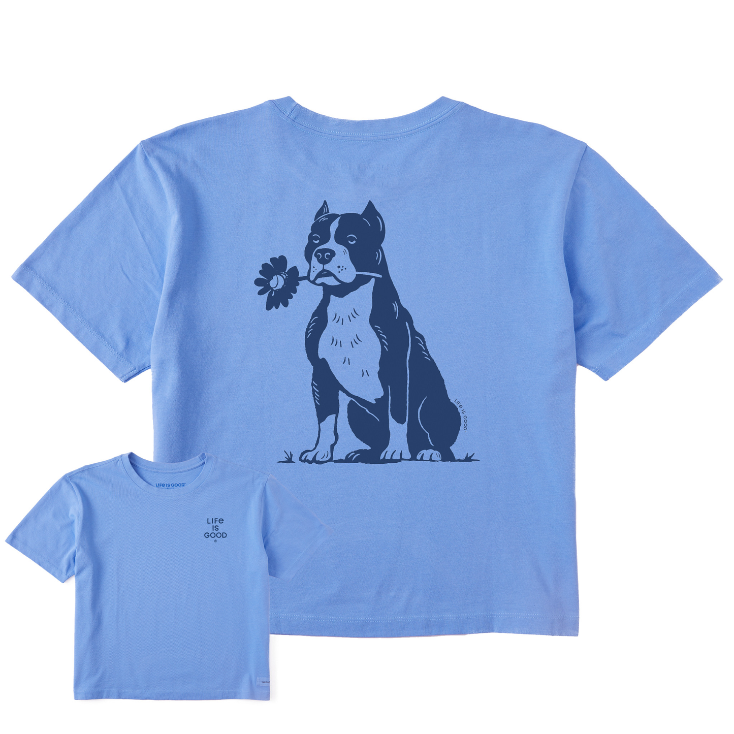 Women's Bert's Pit with Flower Short Sleeve Crusher Boxy Tee