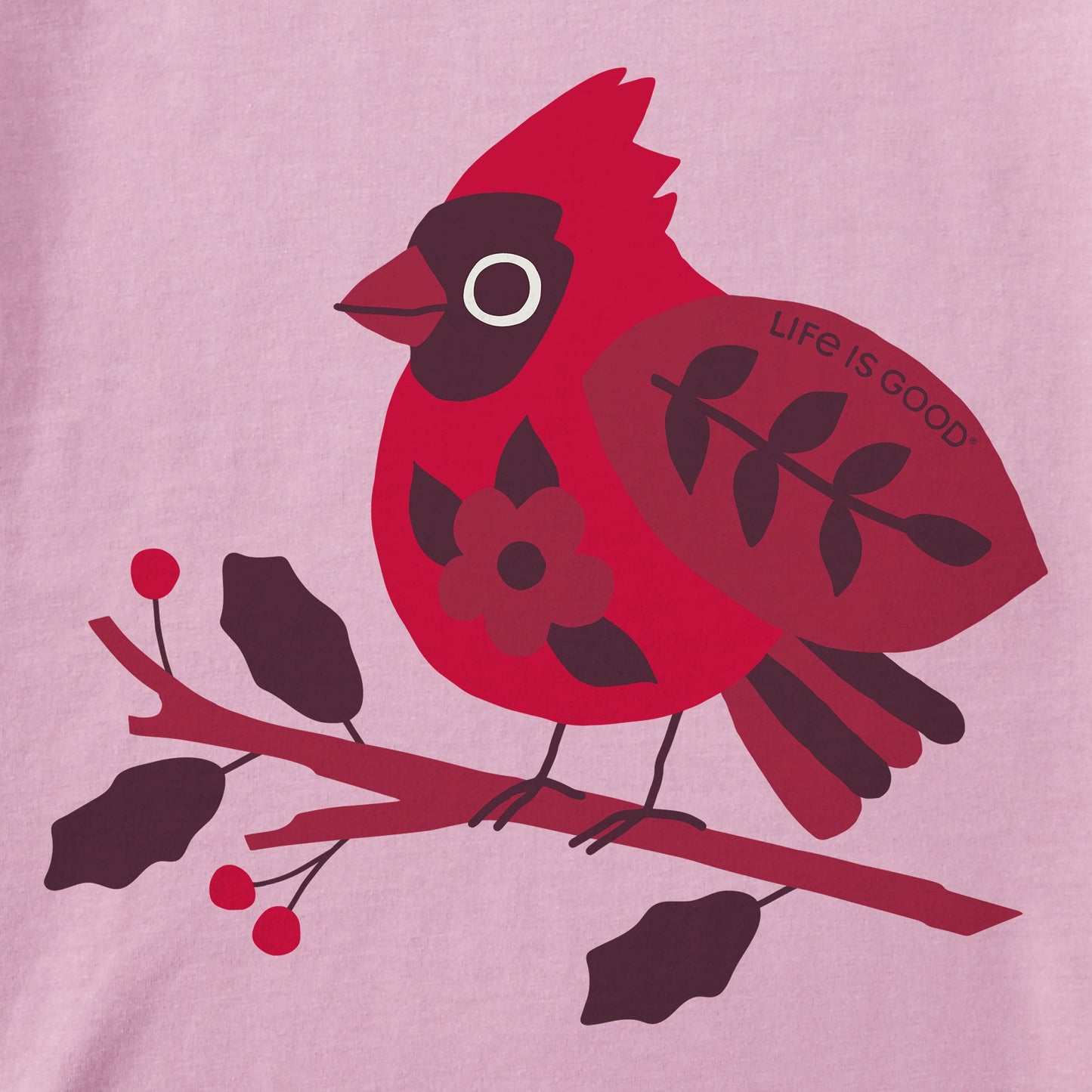 Women's Chubby Cardinal Short Sleeve Crusher Boxy Tee