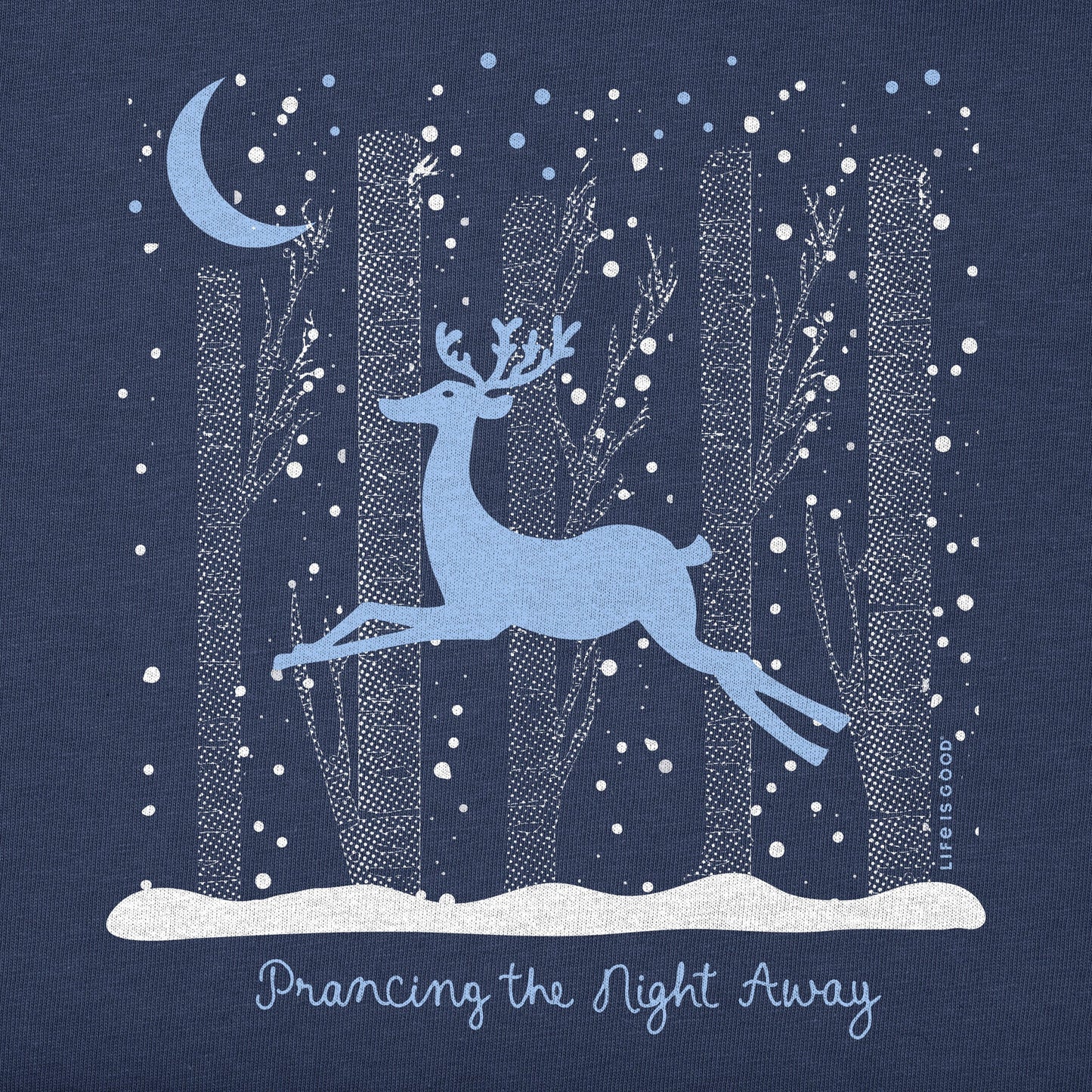 Women's Prancing the Night Away Long Sleeve Crusher Tee