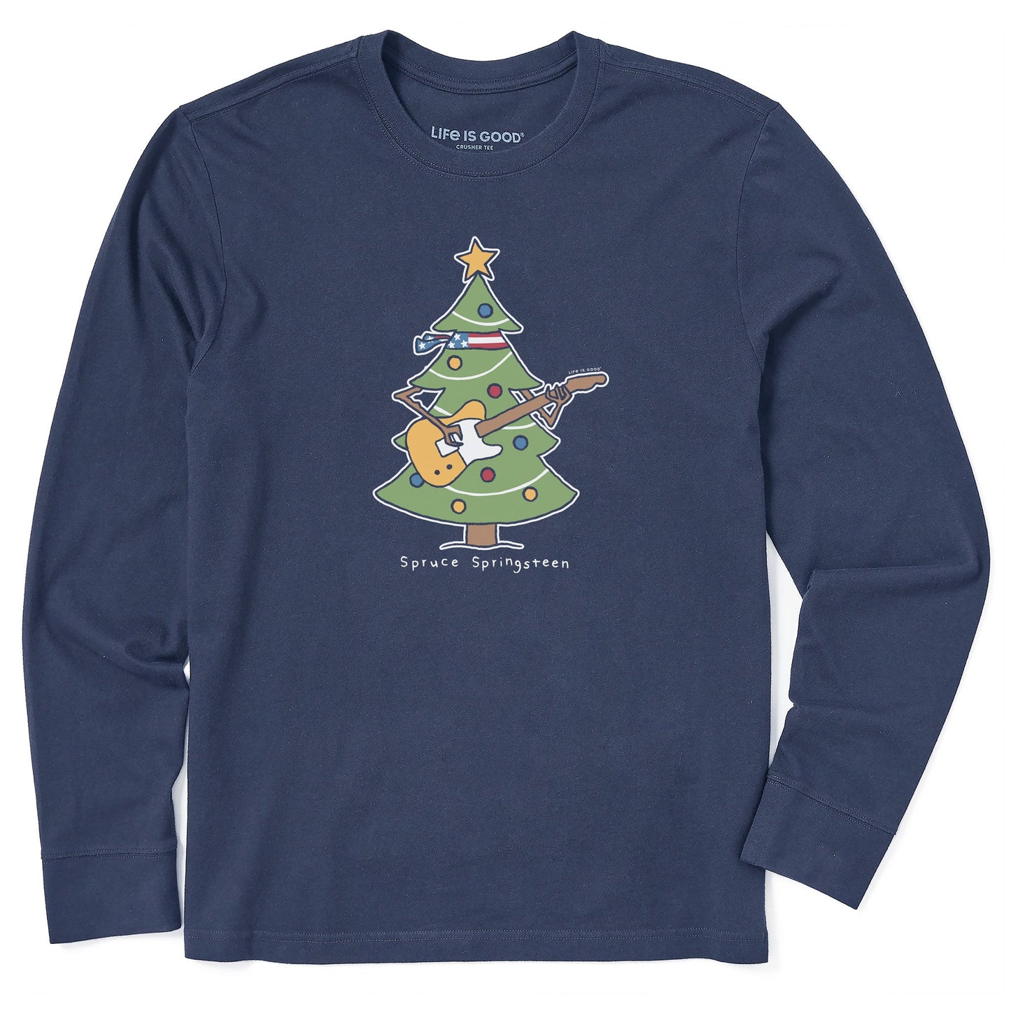 Men's Spruce Springsteen Long Sleeve Crusher Tee