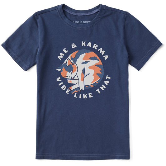 Kids Me & Karma Vibe Like That Short Sleeve Crusher Tee