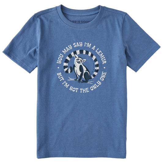 Kids Dreamer Lemur Short Sleeve Crusher Tee