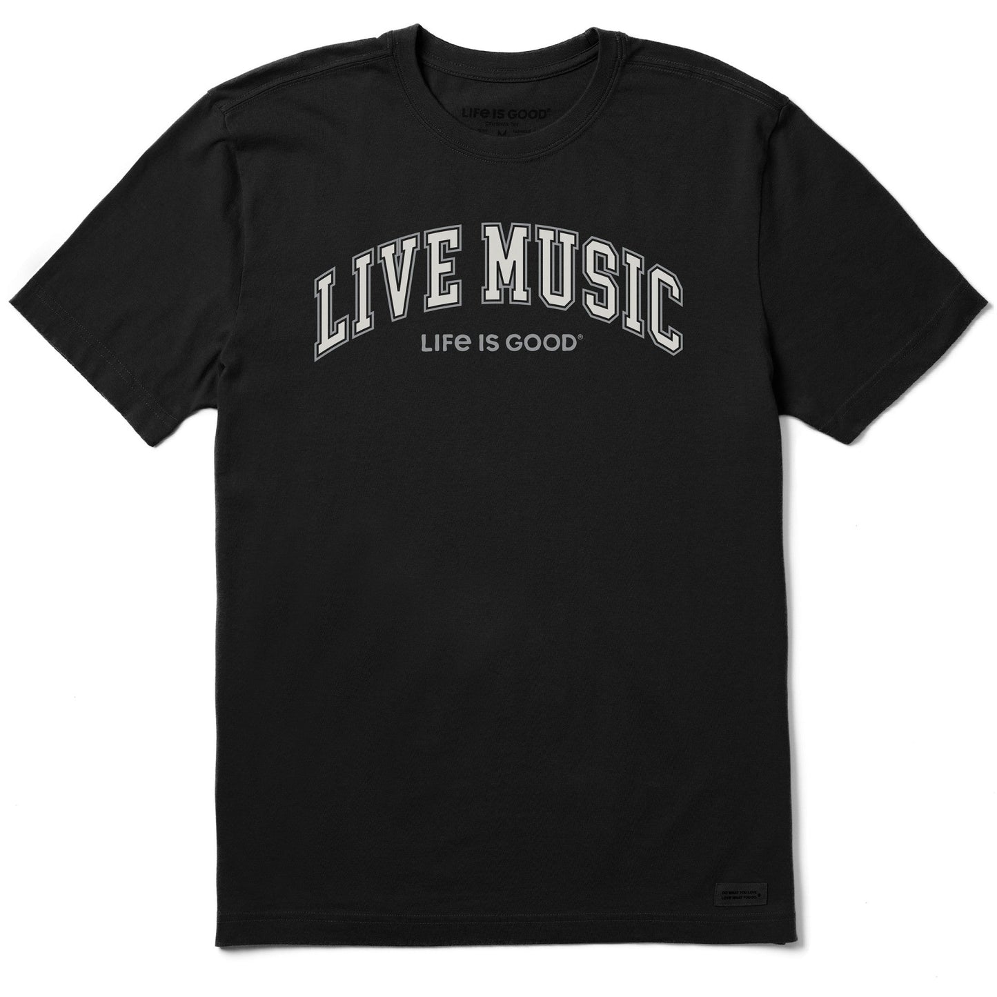 Men's Live Music Arch Short Sleeve Crusher Tee