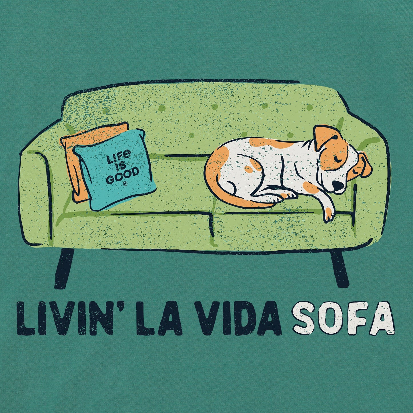 Men's Livin' La Vida Sofa Short Sleeve Crusher Tee