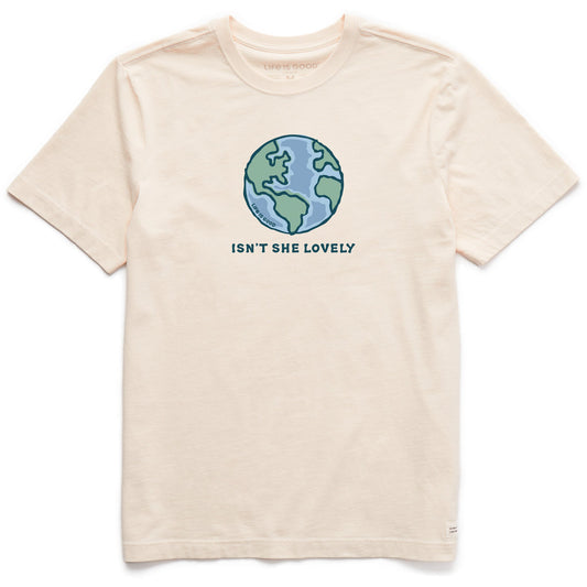 Men's Isn't She Lovely Earth Short Sleeve Crusher Tee