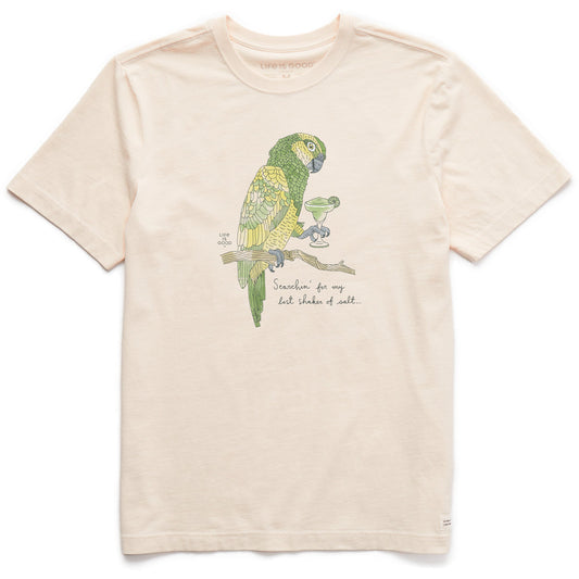 Men's Margarita Parrot Short Sleeve Crusher Tee
