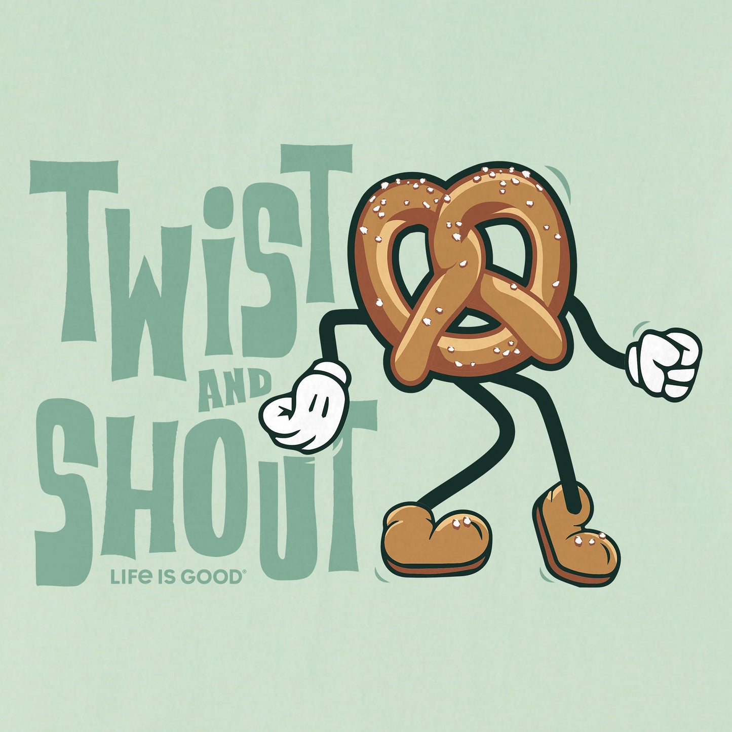 Women's Twist and Shout Pretzel Short Sleeve Crusher Tee