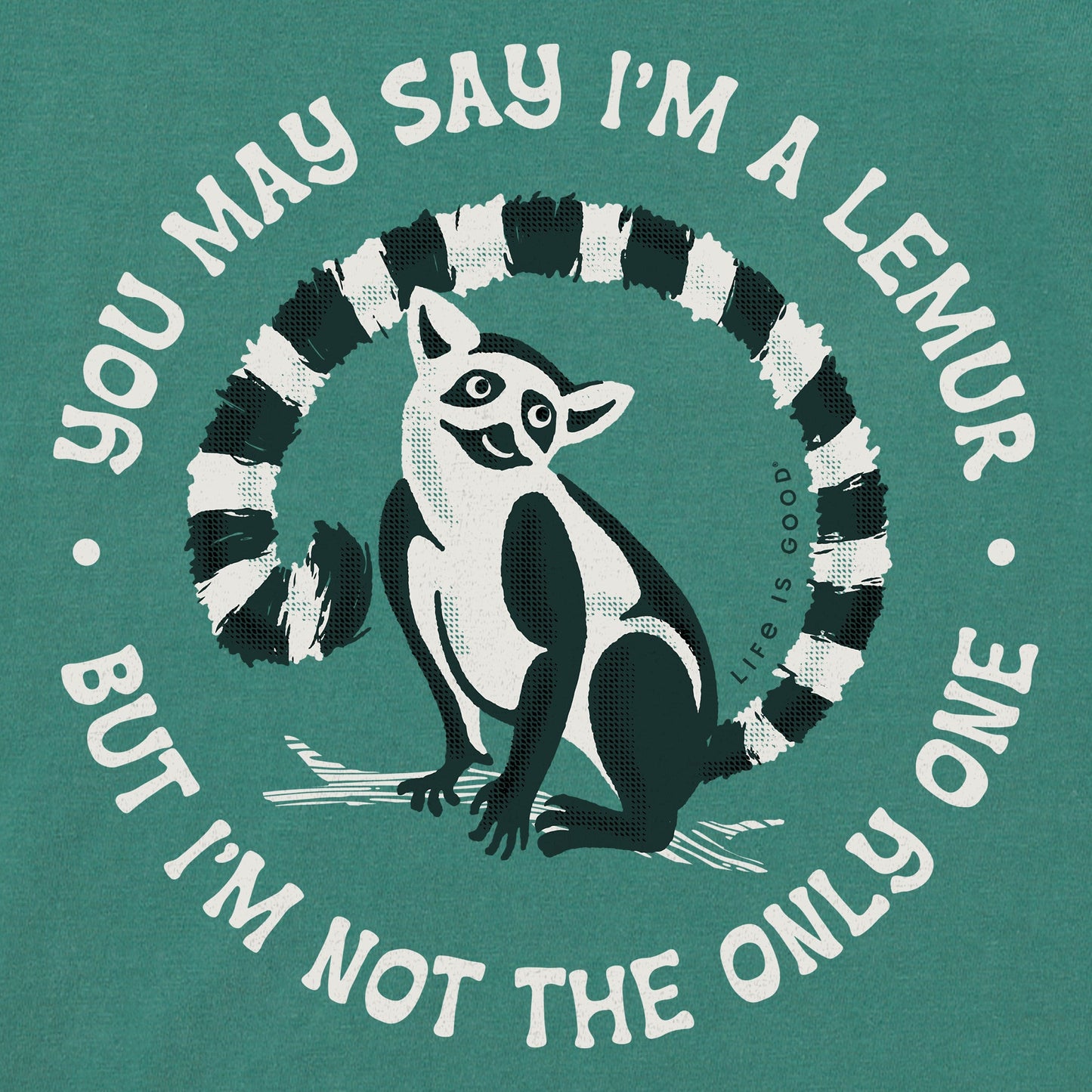 Women's Dreamer Lemur Short Sleeve Crusher Tee