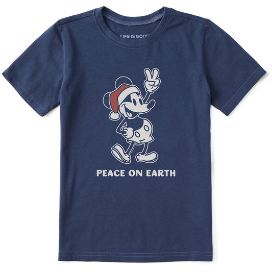 Kids Peace on Earth Willie Short Sleeve Crusher Tee