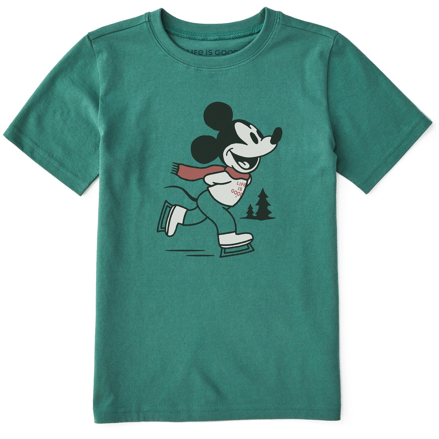 Kids Willie Ice Skating Short Sleeve Crusher Tee