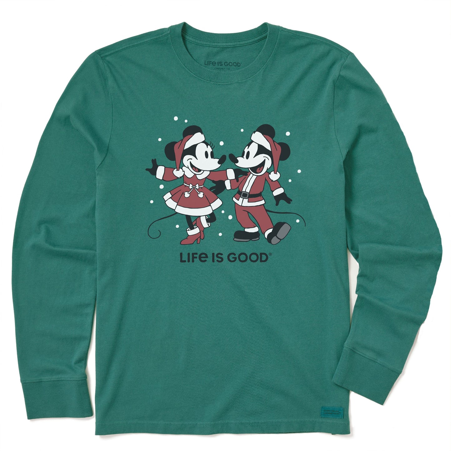 Kids Santa Willie Dancers Long Sleeve Crusher Tee