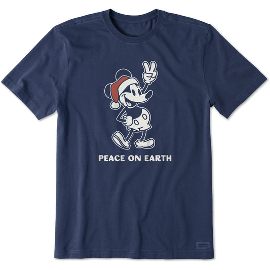 Men's Peace on Earth Willie Short Sleeve Crusher Tee