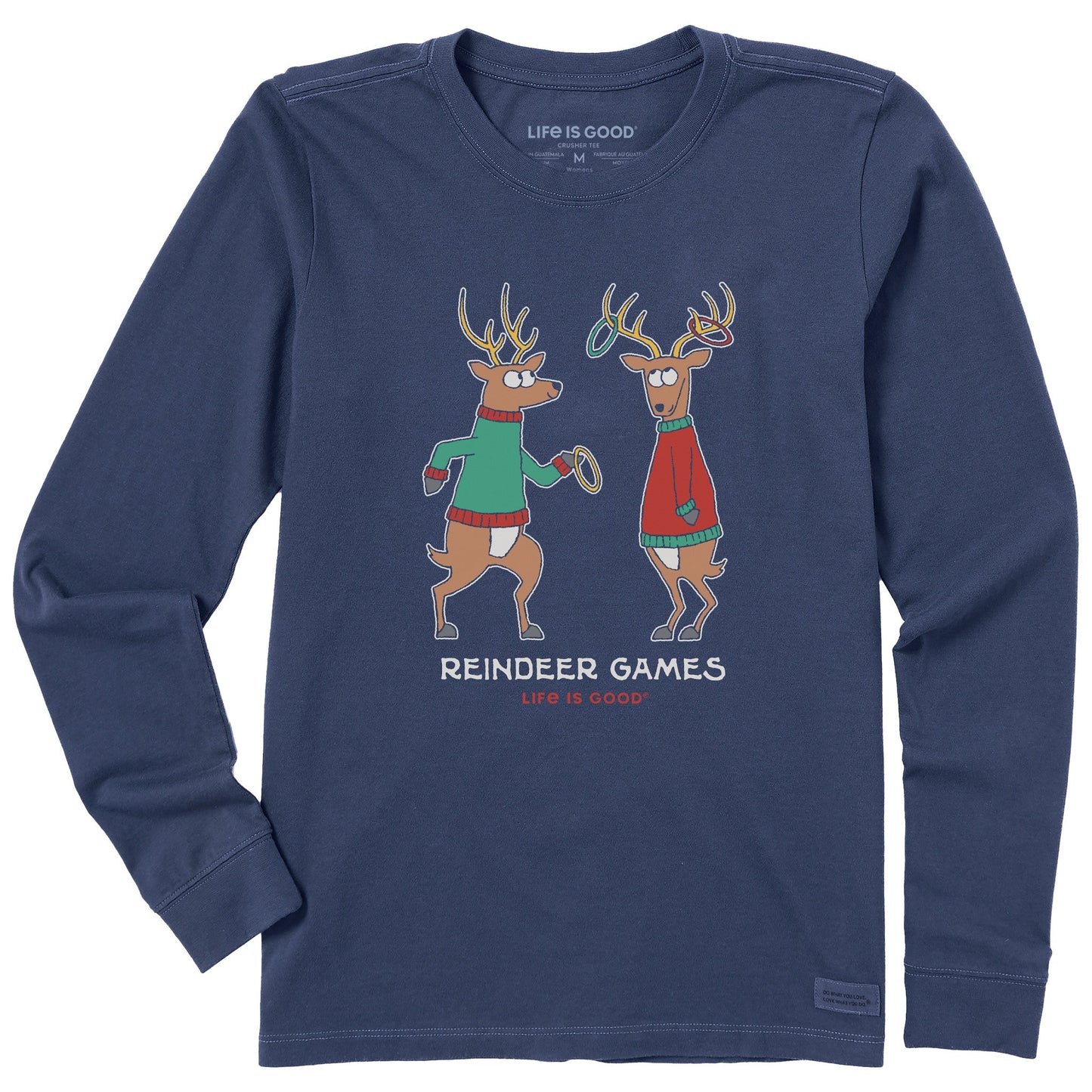 Women's Reindeer Games Ring Toss Long Sleeve Crusher Tee