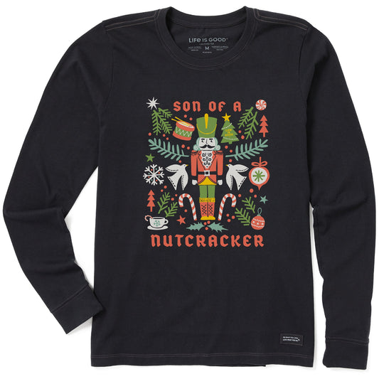 Women's Son of a Nutcracker Long Sleeve Crusher Tee