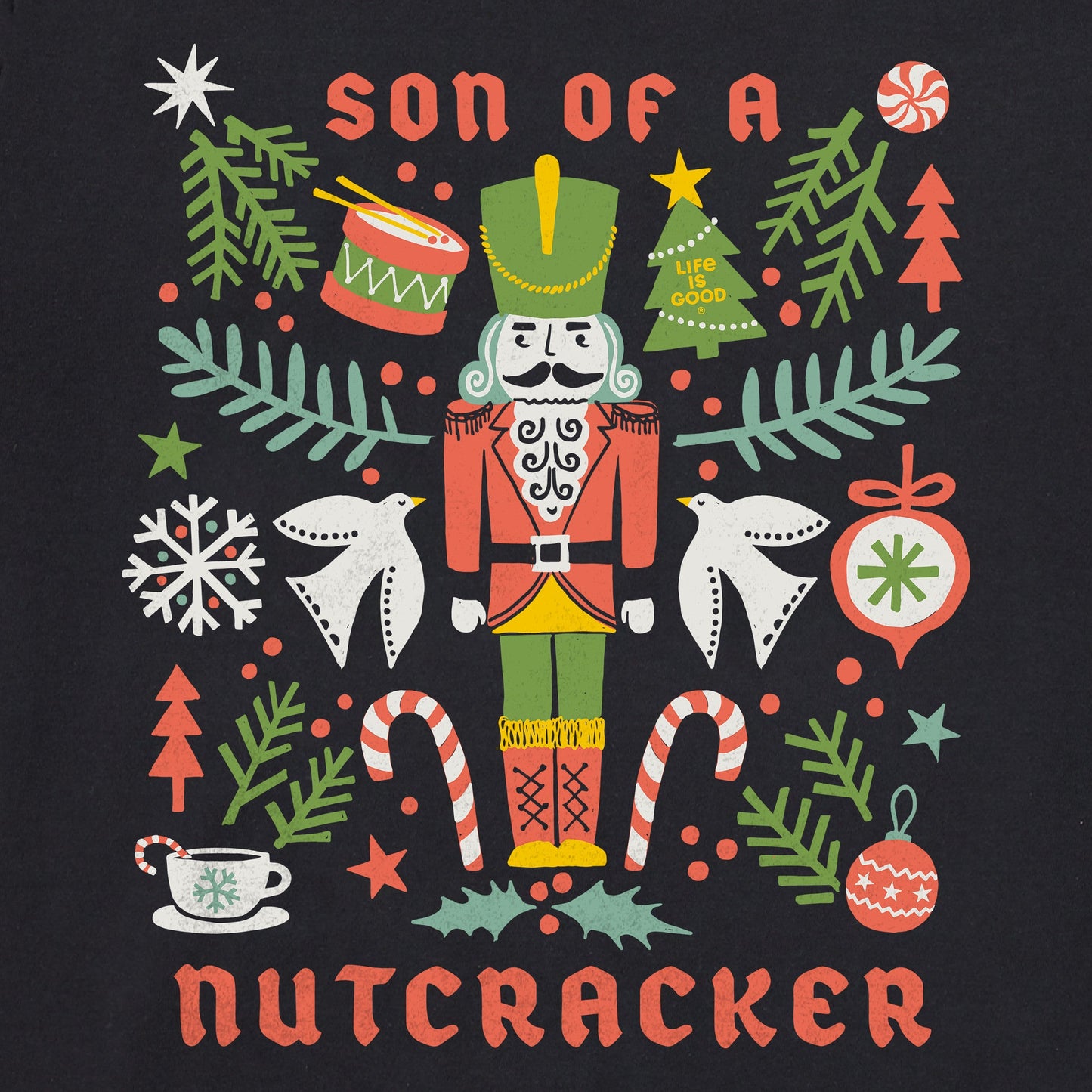 Women's Son of a Nutcracker Long Sleeve Crusher Tee