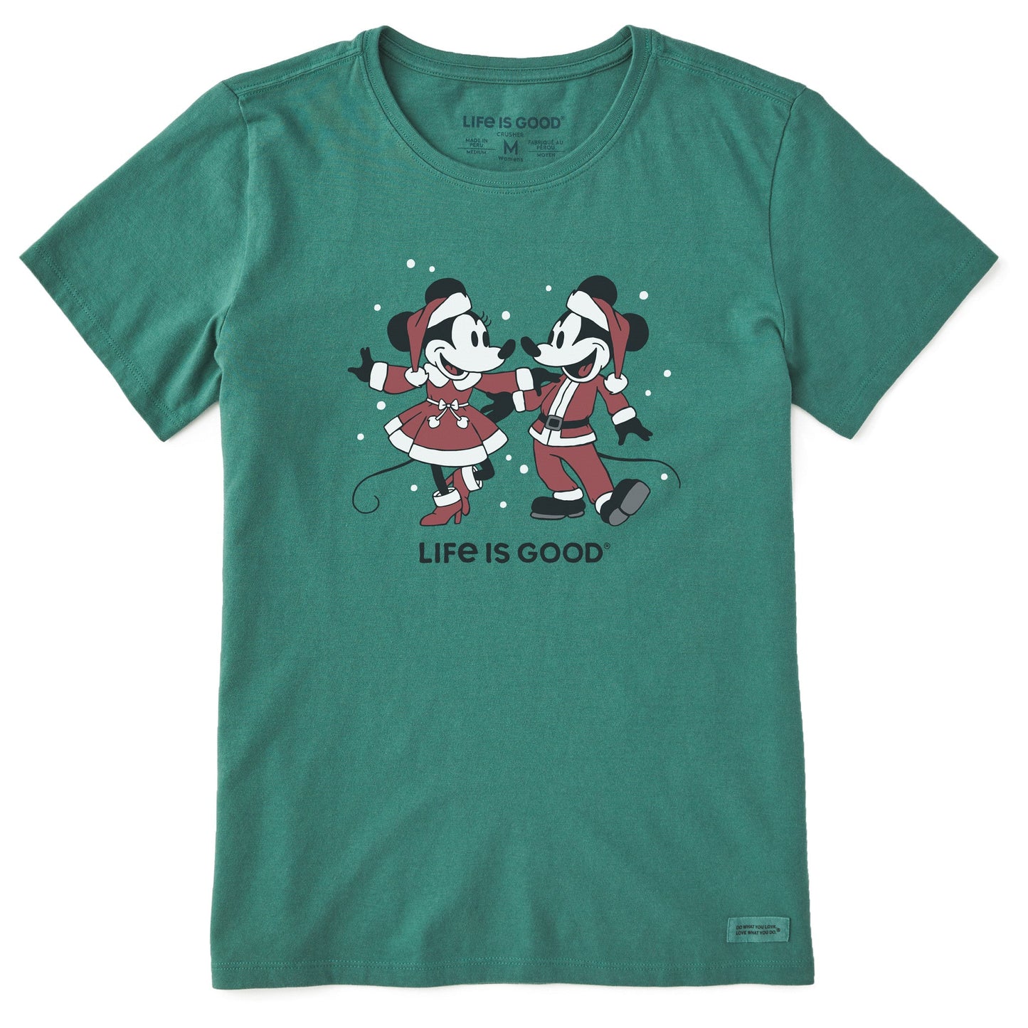 Women's Santa Willie Dancers Short Sleeve Crusher Tee
