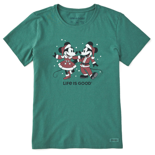 Women's Santa Willie Dancers Short Sleeve Crusher Tee
