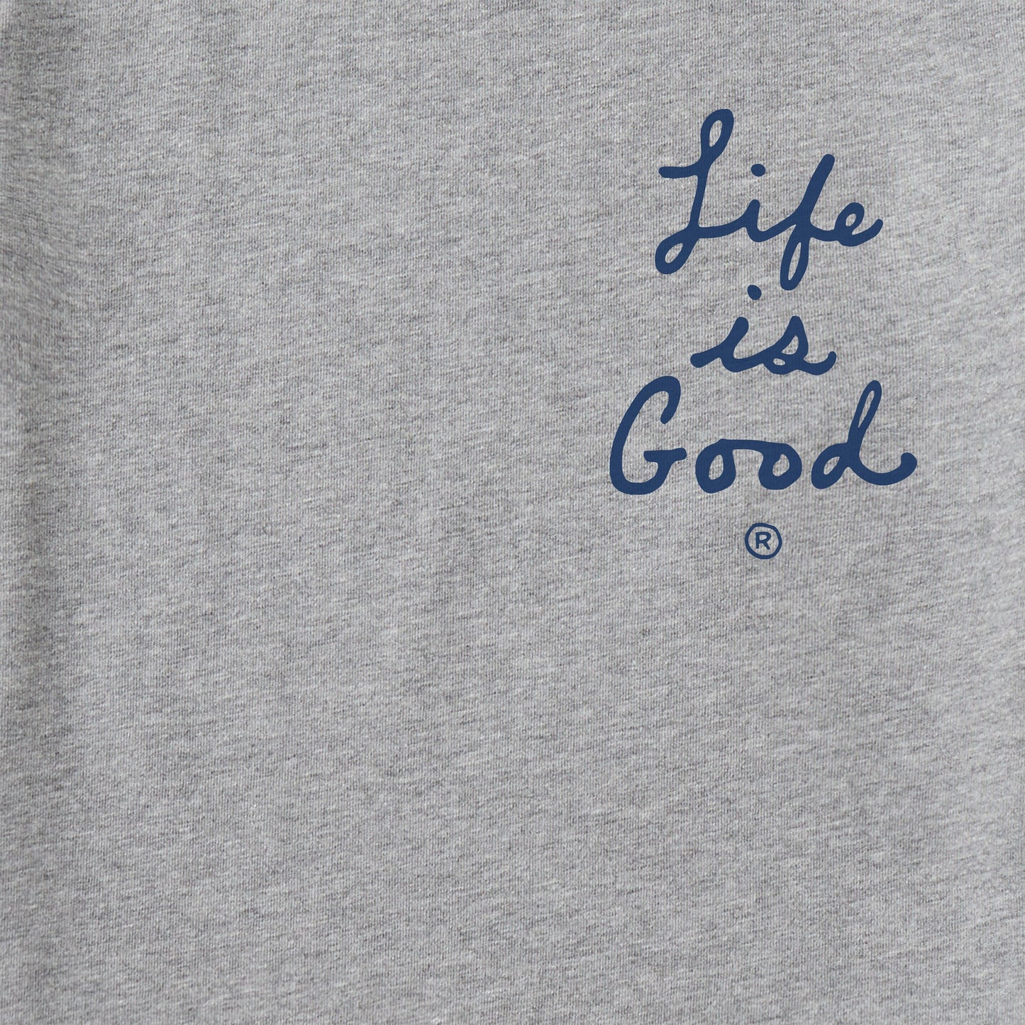 Men's Two Simple Palms Long Sleeve Crusher Tee